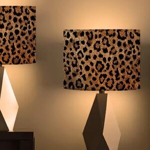 Leopard Print Table Lampshade